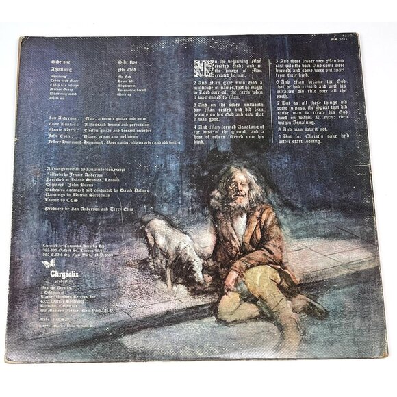Aqualung by Jethro Tull MS-2035 US Press Vinyl LP 1971 Reprise Records Chrysalis - Picture 5 of 5
